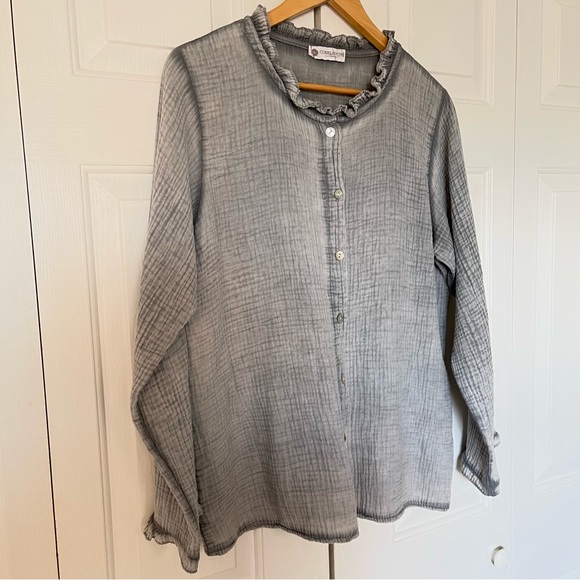 The Monica Cotton Shirt by Cobblestone - Picture 4 of 9